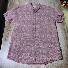 Rip Curl Surf Men  s Casual SS Button Up Shirt Size L 31952