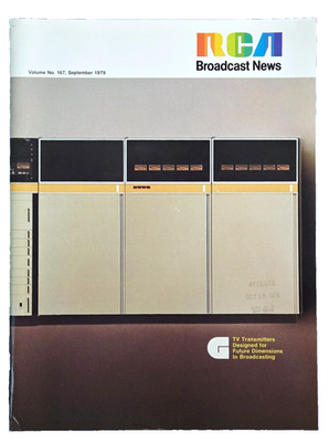 RCA Broadcast News Volume No. 167, Sept 1979 Classic Video Telecasting Magazine