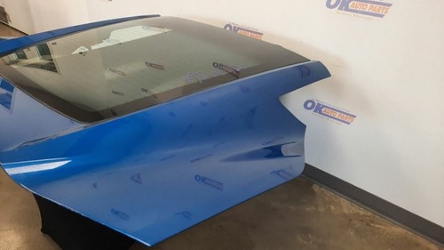 16 CHEVY CORVETTE C7 COMPLETE OEM REAR BACK GLASS ASSEMBLY - Picture 6 of 12