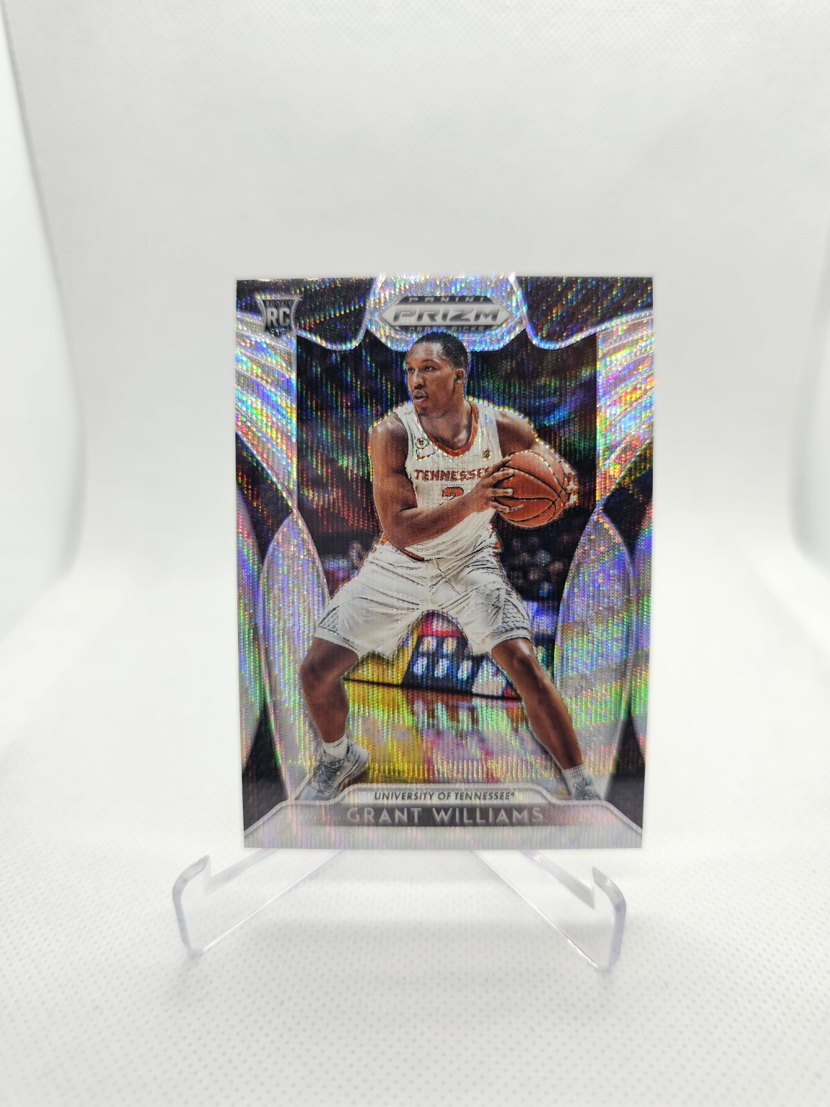 2019-20 Panini Prizm Grant Williams Hornets Silver Wave Rookie RC /299 #87
