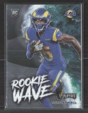 Tutu Atwell 2021 Panini Playoff RC Rookie Wave #RW-TAT Rams