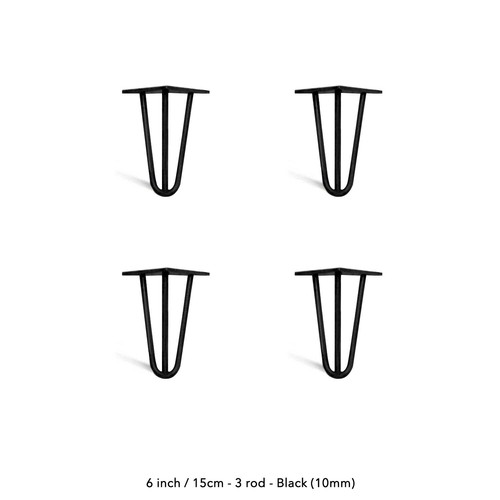 Hairpin Legs 4er Set Beine - 4 bis 40 Zoll + GRATIS Schrauben, Bodenschoner - Bild 35 von 55