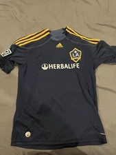 Los Angeles Galaxy Signed Soccer Jersey Youth Large Dema Kovalenko Adidas