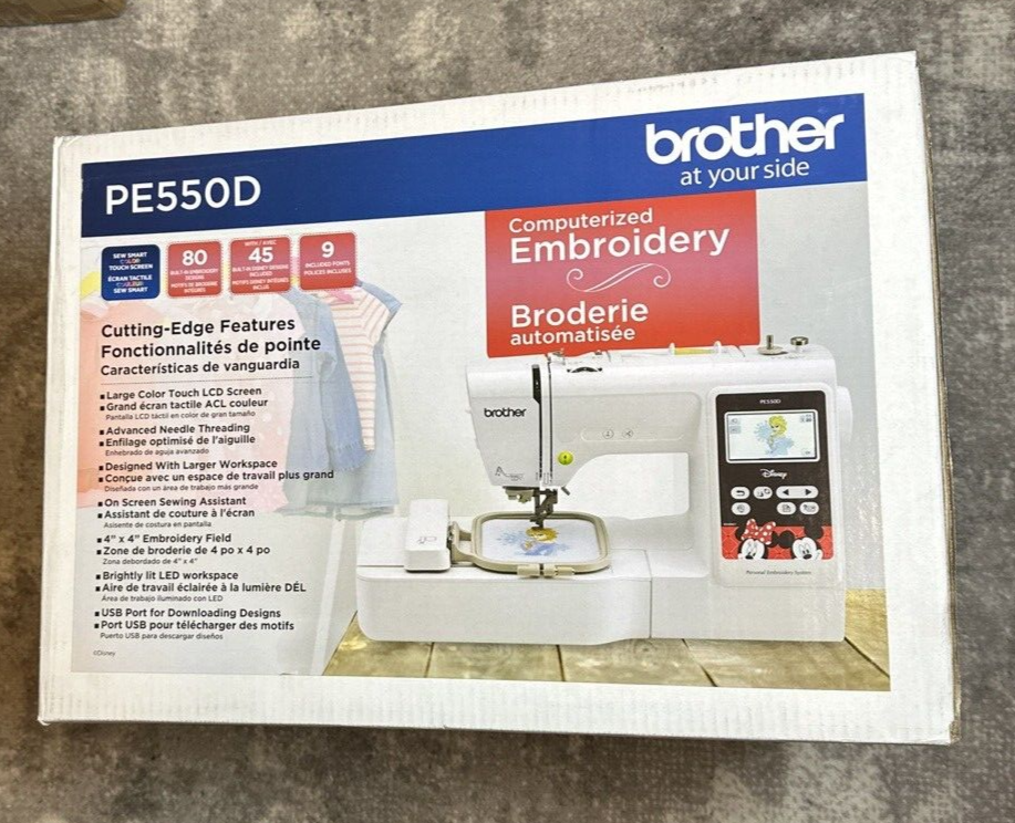 Brother PE550D PE 550 D Embroidery Machine With Builtin Disney Designs