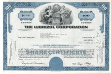 The Lubrizol Corp - Original Stock Certificate - 1971 -CL33643