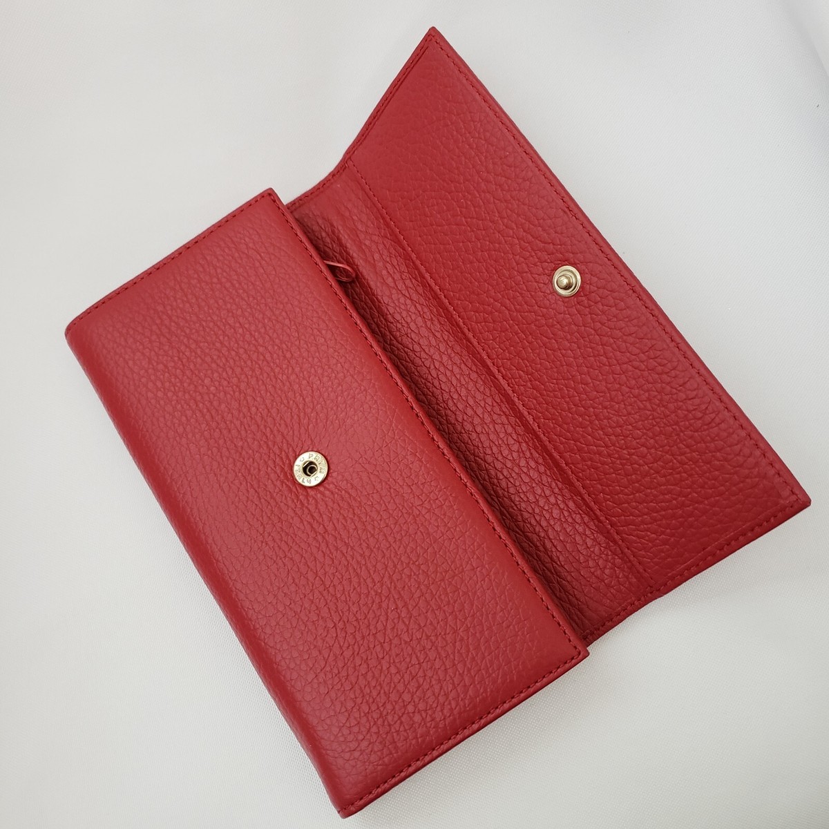 ★TOUT Y EST★ Arne long wallet RCWDX24113BED Coccinelle Tri-fold Italian Leather Long Wallet 7