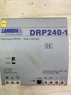Coutant Lambda Power Supply DRP240-1 24VDC 10A Power Supply (box 1a/3b)