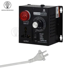 AC110-220V 4000W Voltage Regulator Speed Motor Fan Dimmer Variable Controller