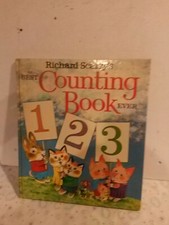 Richard Scarry Counting Random House Big lap size book 1975