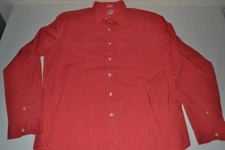 J CREW TAILORED FIT RED POCKET PINK DRESS SHIRT MENS SIZE MEDIUM M