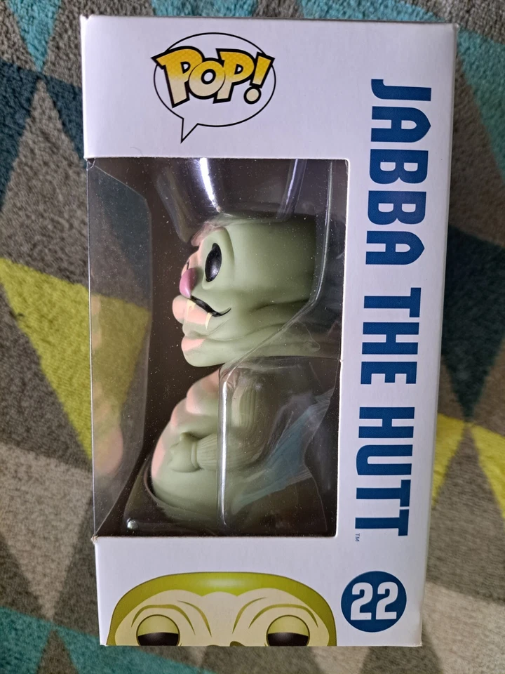 Jabba the Hutt Pop 22 - Caja Azul Star Wars Funko Pop! Vinilo 2014 - abovedado + P/P Foto 3 de 4