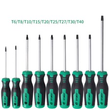T5 T6 T8 to T40 Torx Screwdriver With Hole Sc...