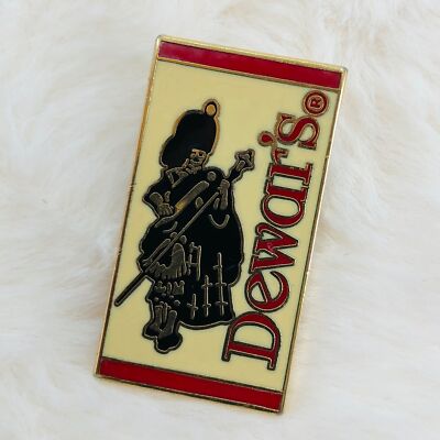 Dewar's Scotch Whiskey Advertising Enamel Lapel Pin