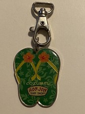 Ron Jon Surf Shop Flip Flop Keychain Beach Sandal Souvenir Keyring Cozumel