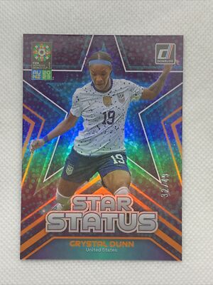 2023 Donruss FIFA Women’s World Cup CRYSTAL DUNN Star Status #32/49 USA  USWNT