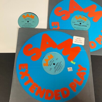 Lot of 3 12'' Singles on SAM - B.B.C.S. & A. & Vicky ''D'' - 1 Sealed & 2 VG+