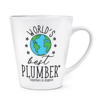 World's Best Klempner 341Ml Latte Becher Tasse Lustiger Witz Favorit