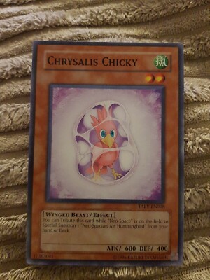1x YuGiOh TCG Chrysalis Chicky TAEV EN008 Trading Card Game