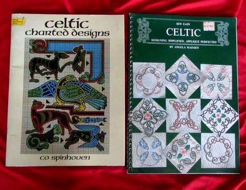 CELTIC CHARTED DESIGNS, SEW EASY CELTIC--LOT OF 2 PATTERN BOOKS, EXC. & UNUSED - Picture 2 of 11