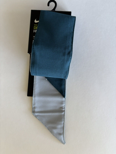 Nike Dri-FIT Head Tie Headband Nightshade / Canyon Gold Tennis Basketball RARE - Picture 3 of 9