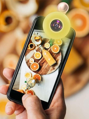 15 x objectif macro pour téléphone appareil photo objectif anneau de remplissage lumière sur clip lampe selfie - Photo 10 sur 10