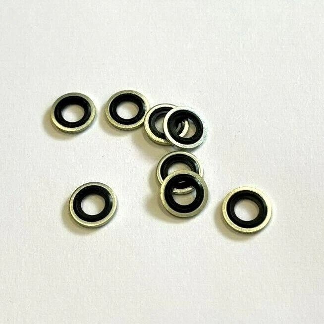 SELO M10 Bonded Seal Washers - Nitrile Sealing Washer . Self Centralising - not Dowty
