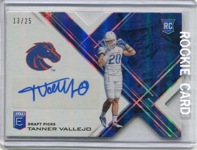 2017 Elite - TANNER VALLEJO - Autograph Rookie - BOISE STATE #d/25