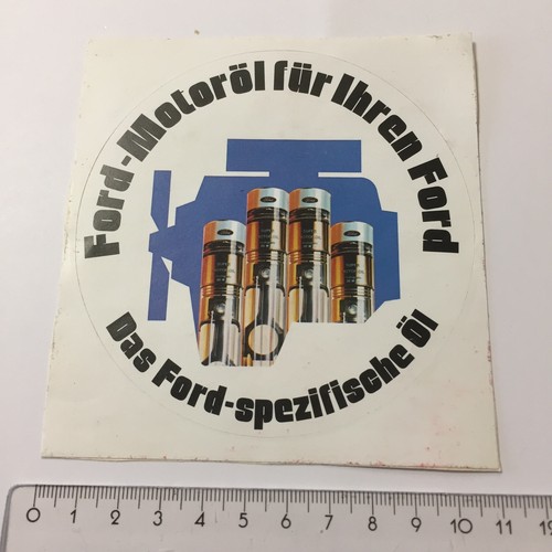 Vintage alter Aufkleber Sticker Ford Motoröl