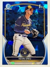 2023 Bowman Chrome Sapphire Edition Kevin Ereu #BCP-229 Prospects Brewers