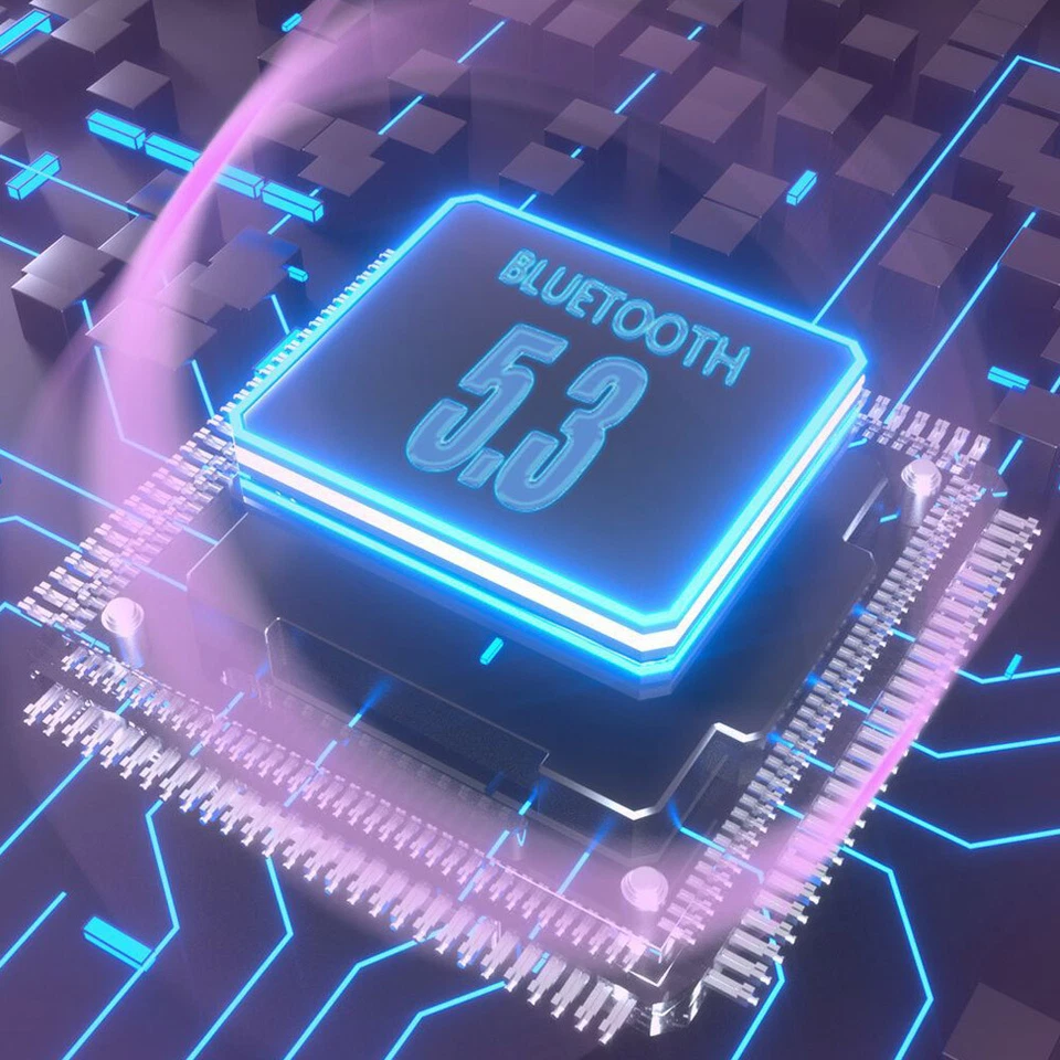 Heart Shaped True Wireless Earbuds Bluetooth 5.3 Headphones Earphones Headset US - Image 2 of 4