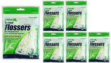 6 X 90 540pcs. DENTAL FLOSS Mint Flavored Toothpick Oral Cleaning Teeth Care