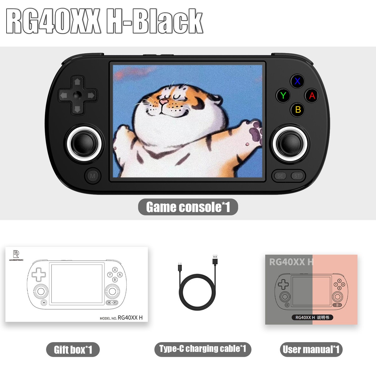 ANBERNIC RG40XX H handheld Game Console 4.0-inch IPS Screen 64G