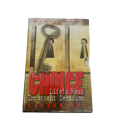 A 40 Day Experience The Choice Life's Most Important Decision DVD Leader Kit NEW