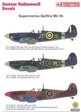 Techmod Decals 1/48 SUPERMARINE SPITFIRE Mk-Vb Fighter