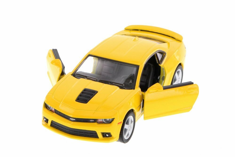 2014 Chevrolet Camaro Diecast Model Yellow - Kinsmart P/B - KT5383YL~