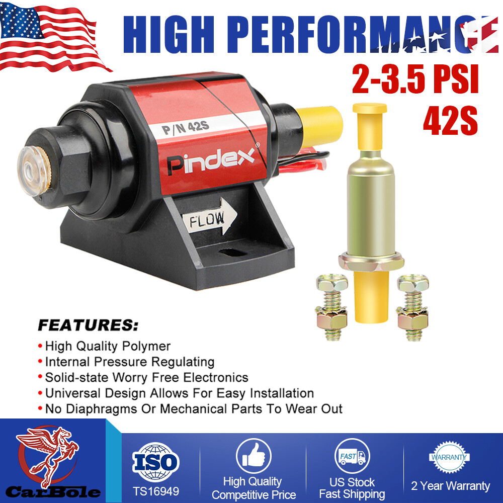 Low Pressure Fuel Pump Universal Low Pressure Electric Fuel Pump - 12V ...