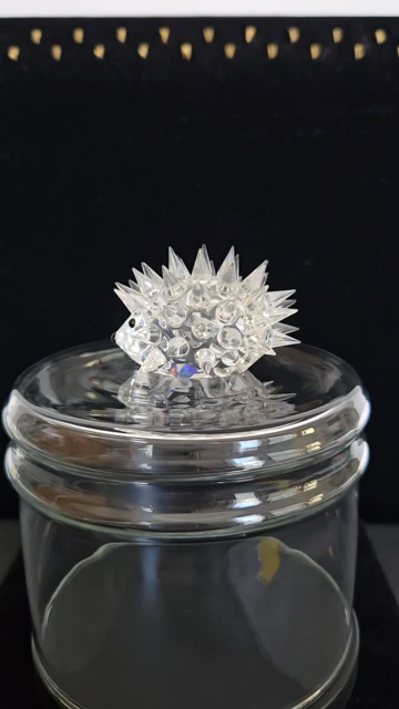 SWAROVSKI Large Hedgehog Silver Crystal Collection Porcupine 13288