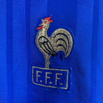 FRANCE 1992 1993 HOME FOOTBALL SHIRT SOCCER JERSEY ADIDAS VINTAGE