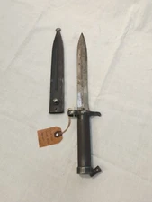 Vintage/Antique Swedish EJ AB Mauser Gevar M 1896 Bayonet with Scabbard WWI