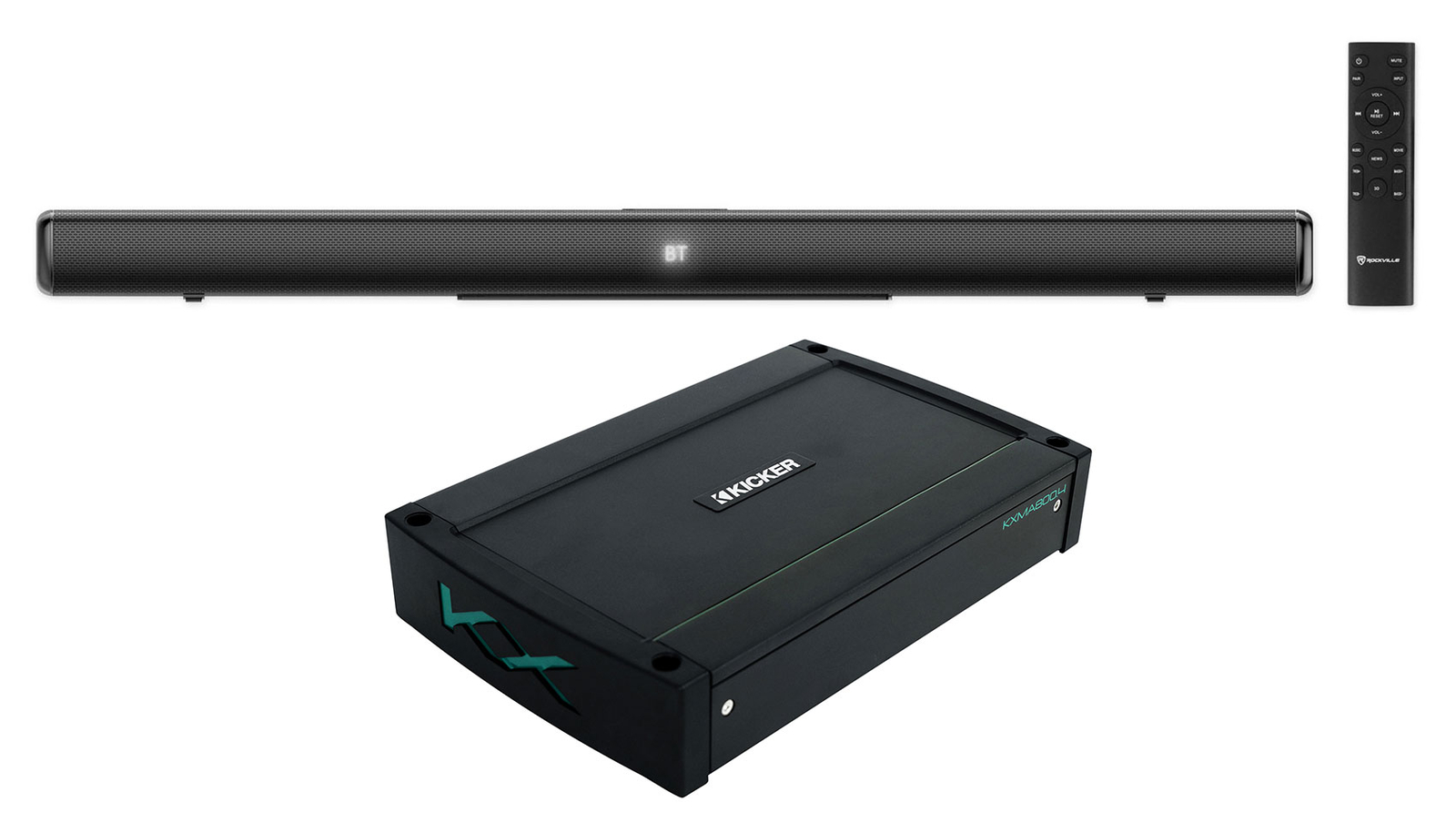 KICKER 48KXMA8004 800 Вт 4-канальный морской усилитель для лодок Домашняя звуковая панель KXMA8004