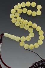 Genuine BALTIC AMBER Islamic 33 Round Prayer Beads 7mm TASBIH 9.7g 190124-6