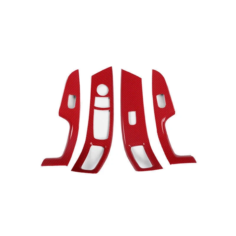 Pegatinas interiores de fibra de carbono ABS para Hyundai Elantra Avante 2012-2016 Foto 4 de 4