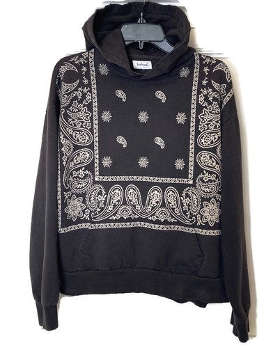 Profound Black Gray Paisley Bandana 
