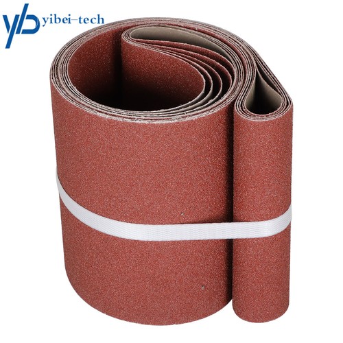 5Piece 6"×48" 80 Grit Sanding Belts Belt Sander Sandpaper Aluminum Oxide - Picture 2 of 12