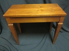 Vintage Conn Walnut Organ/Piano Wood Bench w/flip top seat  storage space