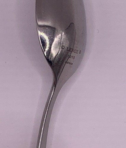 Vajilla de plata Lenox ALLERTON de acero inoxidable 18/10 lisa brillante condimento - Imagen 5 de 8