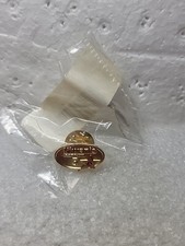 Kiwanis International Gold Toned 5 Year Pin Red Gem NIP