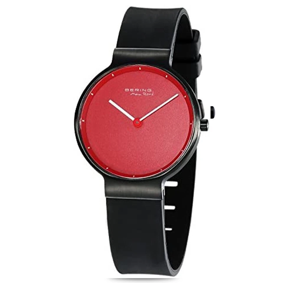 Reloj para mujer Bering Time Max Rene correa de acero negro y silicona negra. 12631-823 Foto 3 de 4
