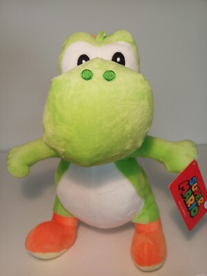 Large Nintendo Super Mario - Yoshi 13'' Green Soft Plush NWT