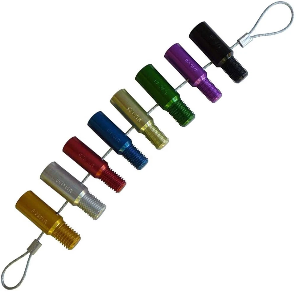 Comprobador de rosca de tuerca y perno de rueda 12x1,5 12x1,75 12x1,25 7/16-20 1/2x20 9/16 Foto 3 de 4